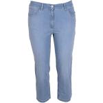 Blaue Zerres Cora Capri-Jeans aus Denim für Damen Größe L 