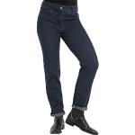 Marineblaue Zerres Cora Slim Fit Jeans mit Reißverschluss aus Denim für Damen Größe M 