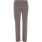 Braune Elegante Zerres Tina Straight Leg Jeans aus Denim für Damen Größe XL 