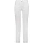 Beige Unifarbene Elegante Zerres Greta Straight Leg Jeans mit Reißverschluss aus Denim für Damen Größe L 