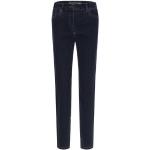 Blaue Unifarbene Zerres Cora Slim Fit Jeans aus Kunstfaser für Damen Größe M 