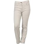 Zerres Style GINA – Bequeme Wellness Jeanshose, mit normalen Oberschenkel und geradem Beinverlauf Farbe Kitt Größe 38 kurz
