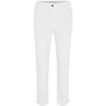 ZERRES Style GRETA – Bequeme, unsichtbaren Gummibund Jeanshose, Gerade geschnittenes Bein Farbe Weiss Größe 48 kurz