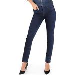 Dunkelblaue Zerres Sensational Fit Slim Fit Jeans aus Denim enganliegend für Damen Größe L Petite 