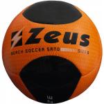 Zeus Beach Soccer Fußball Neon Orange Schwarz Größe:5