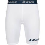 Weiße Bestickte Zeus Sport Stretch-Bermudas aus Polyester für Herren Größe XXL 