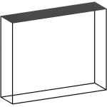 Schwarze Moderne Zeus Design Tische aus Stahl Breite 100-150cm, Höhe 100-150cm, Tiefe 0-50cm 