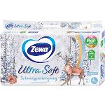 Zewa Toilettenpapier Ultra Soft "Schneespaziergang" 4-lagig, 8 Rollen