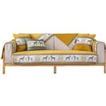 Gelbe Moderne Sofaüberwürfe & Sofaschoner aus Stoff 