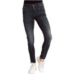 Reduzierte Blaue Zhrill Slim Fit Jeans mit Reißverschluss aus Baumwolle für Damen 