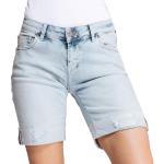 Blaue Elegante Zhrill Jeans-Shorts aus Denim für Damen für den für den Sommer 