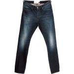 Reduzierte Blaue Elegante Zhrill Slim Fit Jeans mit Reißverschluss aus Baumwolle für Herren 