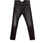 Reduzierte Schwarze Unifarbene Zhrill Slim Fit Jeans mit Reißverschluss aus Baumwolle für Herren 