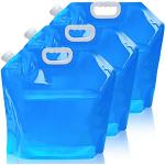 Zhswlp Faltbarer Wasserbehälter, 3 Stück 10L Wasse
