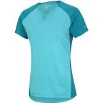 Blaue Ziener Canisia V-Ausschnitt T-Shirts für Damen Größe S für den für den Sommer 