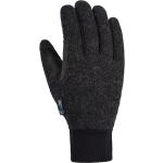 Schwarze Ziener Touchscreen-Handschuhe aus Veloursleder für Herren Größe XS für den für den Winter 