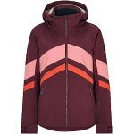 Ziener Damen TELIA Ski-Jacke/Winter-Jacke | warm, atmungsaktiv, wasserdicht, velvet red, 40