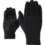 Schwarze Ziener Innerprint Touch Handschuhe aus Polyester für den für den Winter 