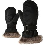 Schwarze Elegante Ziener Kinderhandschuhe für Mädchen Größe 5.5 für den für den Winter 