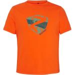 Orange Ziener Naden T-Shirts für Damen 
