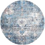 Hellblaue Moderne Rugvista Runde Runde Teppiche 200 cm 