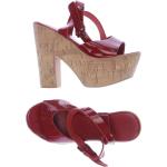 Reduzierte Rote Zign Shoes Damensandalen aus Leder Größe 37 