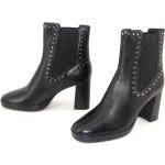 Schwarze Zign Shoes High Heel Stiefeletten & High Heel Boots aus Leder für Damen Größe 39 