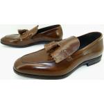 Reduzierte Braune Business Zign Shoes Herrenmokassins aus Leder Größe 42 