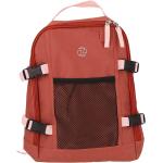 Reduzierte Rote ZigZag Reiserucksäcke mit Reißverschluss aus Textil mit Innentaschen für Kinder 