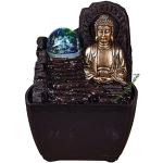 Reduzierte Braune Asiatische Zimmerbrunnen Feng Shui mit Buddha-Motiv 