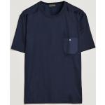 Blaue Zimmerli of Switzerland Shirts mit Tasche mit Knopf für Herren Größe L 
