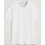 Zimmerli of Switzerland Mercerized Cotton Crew Neck T-Shirt White