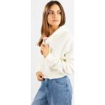Reduzierte Weiße Streetwear Zip Hoodies & Sweatjacken für Damen Größe XL 