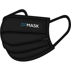 Zipmask Mund-Nasen-Maske mit Reißverschluss