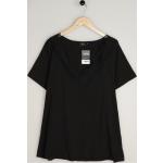 Reduzierte Schwarze Zizzi T-Shirts aus Jersey für Damen Größe XL 