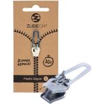 ZlideOn Reißverschluss Ersatz - Silber, Normal (L) - Instant Zipper Reißverschluss Schieber für Kunststoff-Reißverschlüsse (mehrere Größen erhältlich)