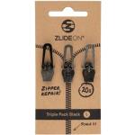 ZlideOn Reißverschluss Ersatz - 3 Stk., Schwarz, Groß - Instant Zipper Reißverschluss Schieber Multipack…