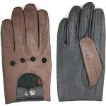 Schwarze Touchscreen-Handschuhe aus Leder für Herren Größe XXL 