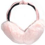 Rosa Elegante Ohrenschützer & Ohrenwärmer aus Kunstfell für Damen Einheitsgröße für den für den Winter 