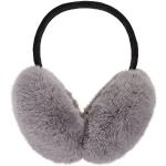 Graue Elegante Ohrenschützer & Ohrenwärmer aus Kunstfell für Damen Einheitsgröße für den für den Winter 