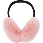 Rosa Elegante Ohrenschützer & Ohrenwärmer aus Kunstfell für Damen Einheitsgröße für den für den Winter 