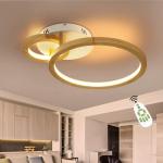 62W LED Deckenleuchte Deckenlampe Dimmbar mit Fernbedienung Wohnzimmer Flur Weiß