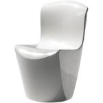 Stuhl Zoe plastikmaterial weiß lackiert - Slide - Weiß