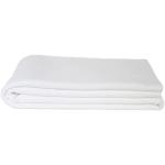Weiße Unifarbene Kuscheldecken & Wohndecken aus Fleece 110x150 