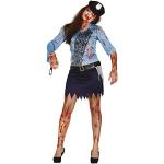 Fiestas Guirca Zombiepolizei-Kostüme aus Polyester für Damen Größe L 