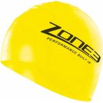 ZONE3 Silicone Hi Vis Swimming Cap Gelb (SA18SCAP115/OS)