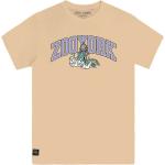 Goldene Kurzärmelige ZOO YORK T-Shirts aus Baumwolle für Herren Größe XL 