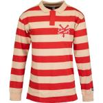 Zoo York Rugby Longsleeve Langarmshirt (DE/NL/SE/PL, Alphanumerisch, M, Regular, Regular, red/Sand)