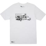 Weiße Kurzärmelige ZOO YORK T-Shirts aus Baumwolle für Herren Größe S 