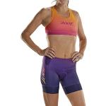 Zoot Damen Triathlon 4 Inch Hose Style Sunset mit 2D Sitzpolster, Seitentaschen, LSF 50+ und Seamlink-Nähten